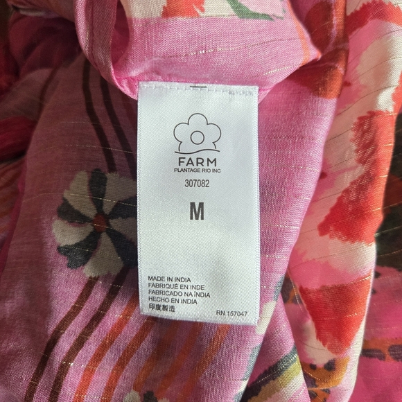 New Farm Rio Pink Leopard Forest Swim Beach Pool Cover-Up Dress Medium NWT - Picture 12 of 14